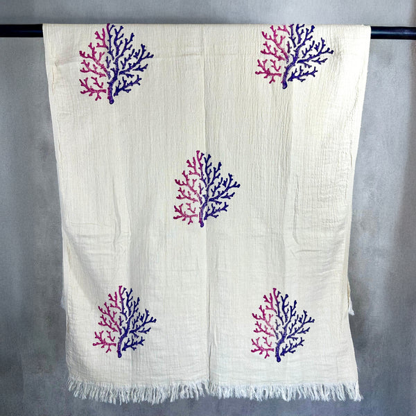 Muslin cloth , super soft dual layered fancy towels